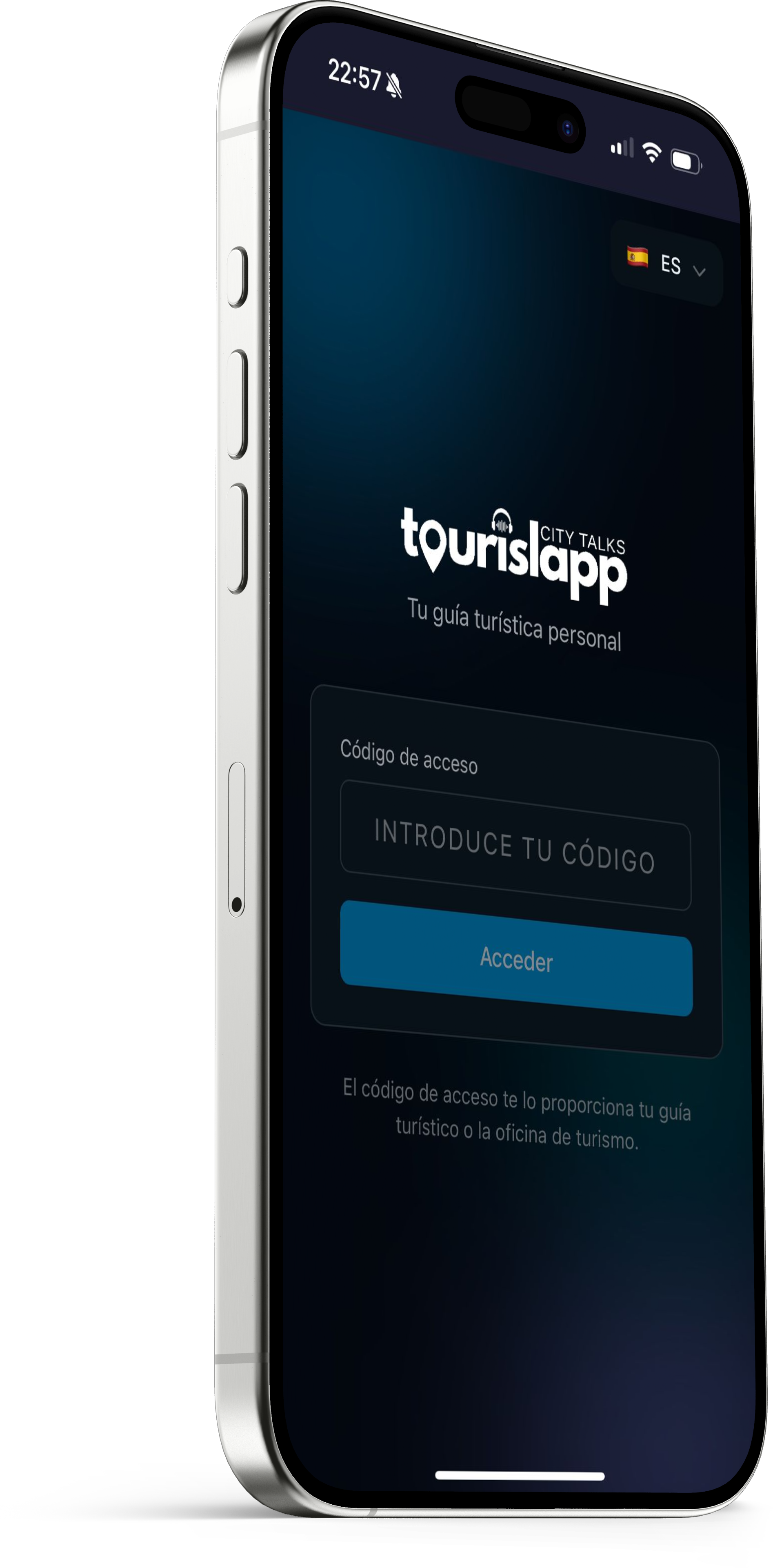 Accede con tu código